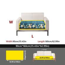 1PC Chenille Jacquard Sofa Cover With Full Moon Tree Pattern, Non-Slip Pet-Resistant Cushion Pad, All-Season, Machine Washable, Elegant Decor For Room, Premium Sofa Protector - Multicolor - View 29