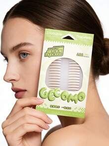480pcs/Pack Invisible Eyelid Tapes, Breathable Mesh Material Fresh Green, Short & Narrow Type, Waterproof, Sweat-Proof, Natural Matte Finish, Easy To Apply And Remove, Everyday Makeup Essential - Green - View 5