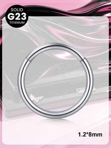 20G 18G 16G 14G Titanium Alloy Multicolor Nose Ring Nose Stud Nose Clip Nose Bone Cartilage Earring Nose Ring Nose Clip Nose Bone Earring Nose Ring Lip Ring Tattoo Piercing - Buckle - View 27