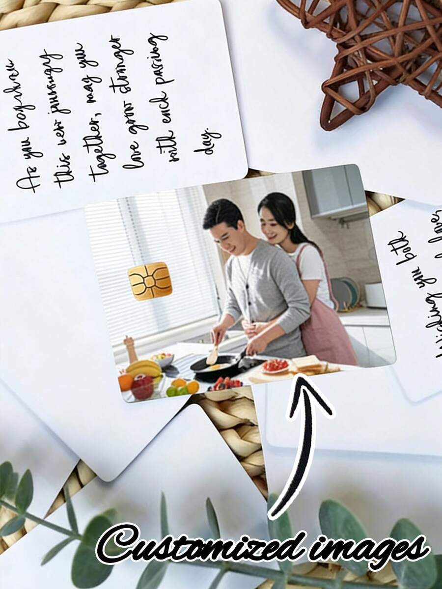 Customized Photo Stickers Card Skin, Credit Card Skin, Personalized Stickers, Credit Card Skin Stickers Credit Card Cover For Transportation, Key, Debit, Credit, Card Cover, Debit Card Cover Sticker For Debit, Graduation Gifts, Back-To-School Gifts - Multicolor - View 1