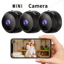 1pc Small, Compact, Wireless Hidden Camera With Motion Detection And Application Control Functions. It Uses An Internal Battery And Can Be Powered Continuously Via A USB Connection. Ideal For Use In Indoor And Outdoor Settings For Monitoring Dogs And Cats, As Well As For Home Security, Recording, Law Enforcement, And Evidence Collection Purposes. - Black - View 2