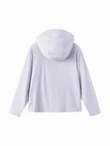 Balabala 2026款少女轻薄夏季防晒外套，透气防紫外线，柔软防水，户外休闲款 - 粉紅紫 - 查看 2