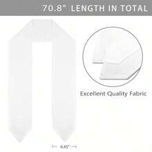 Nepal Flag Graduation  Sash For Study Aboard International Students Adult Unisex Gifts Premium Graduation  For International Graduates-6.45"Width X 70.8"Length - 預設 - 查看 3