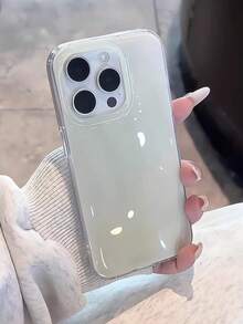 Ốp lưng điện thoại mỏng màu xanh bạc hà bảo vệ cho iPhone 17 Pro Max, 16, 14 Pro, 15 Pro, 13, 16 Pro, 17, món quà Ngày của Mẹ đầy phong cách - Màu xanh không có chữ - Xem 4