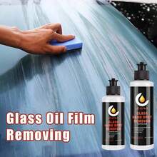 1 pieza Limpiador antivaho, adecuado para la eliminación de la película de aceite del parabrisas automotriz, agente de limpieza de película de aceite, agente antilluvia JB XPCS-20 - capacidad - Ver 1