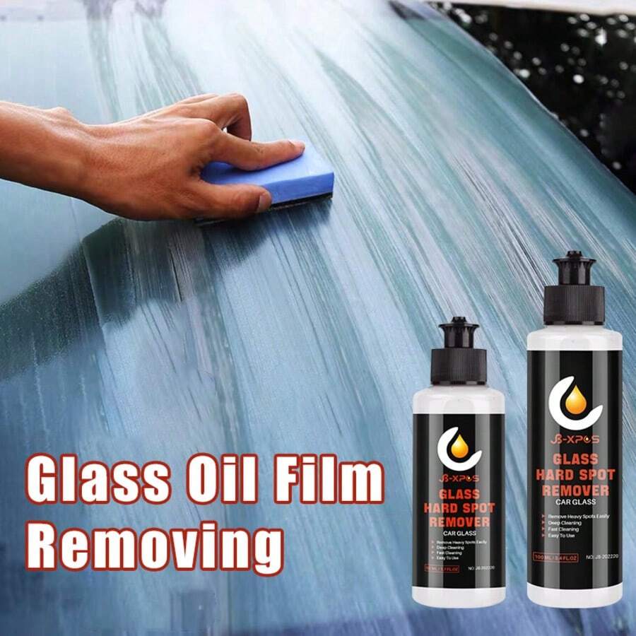 1 pieza Limpiador antivaho, adecuado para la eliminación de la película de aceite del parabrisas automotriz, agente de limpieza de película de aceite, agente antilluvia JB XPCS-20 - capacidad - Ver 1