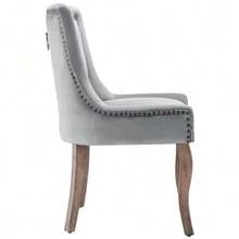 Dining Chairs - Gray + Velvet (2) - View 6