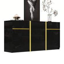 Buffets & Sideboards - Black + MDF + Particle Board - View 12