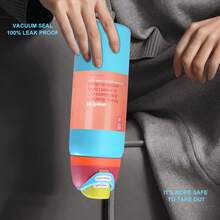 O-Wal-A Blue Ribbon Water Glass Vacuum Flask With Straw 24oz/32oz,Can Be Used For Outdoor Sports, Heat Preservation Time Cold And Hot Water Can Be Insulated, Frozen Drinks, Beautiful Appearance, Exquisite Workmanship, Suitable For Camping, Work, Indoor Use. - 藍色 - 查看 7