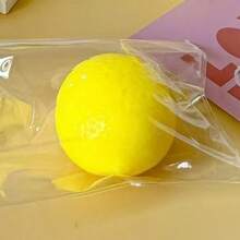 1个2026新款逼真柠檬挤压玩具，迷你仿真水果减压软胶玩具，柔软橡皮泥质感跨境水果挤压玩具，番茄减压球，水球，爆炸，挤压减压工具，精致柠檬慢回弹减压玩具 - 彩色 - 查看 10