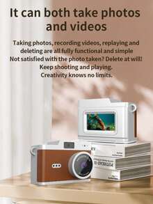 Reletech Mini Necklace Camera For Students - Portable Vlog Camera With Instant Phone Transfer - View 8