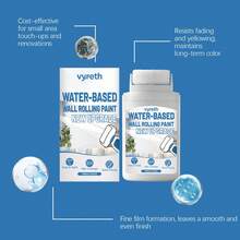 水性墙面漆滚筒涂装日常清洁污渍涂鸦翻新护理墙面漆剥落裂缝 - 水性牆面滾塗裝 - 查看 10