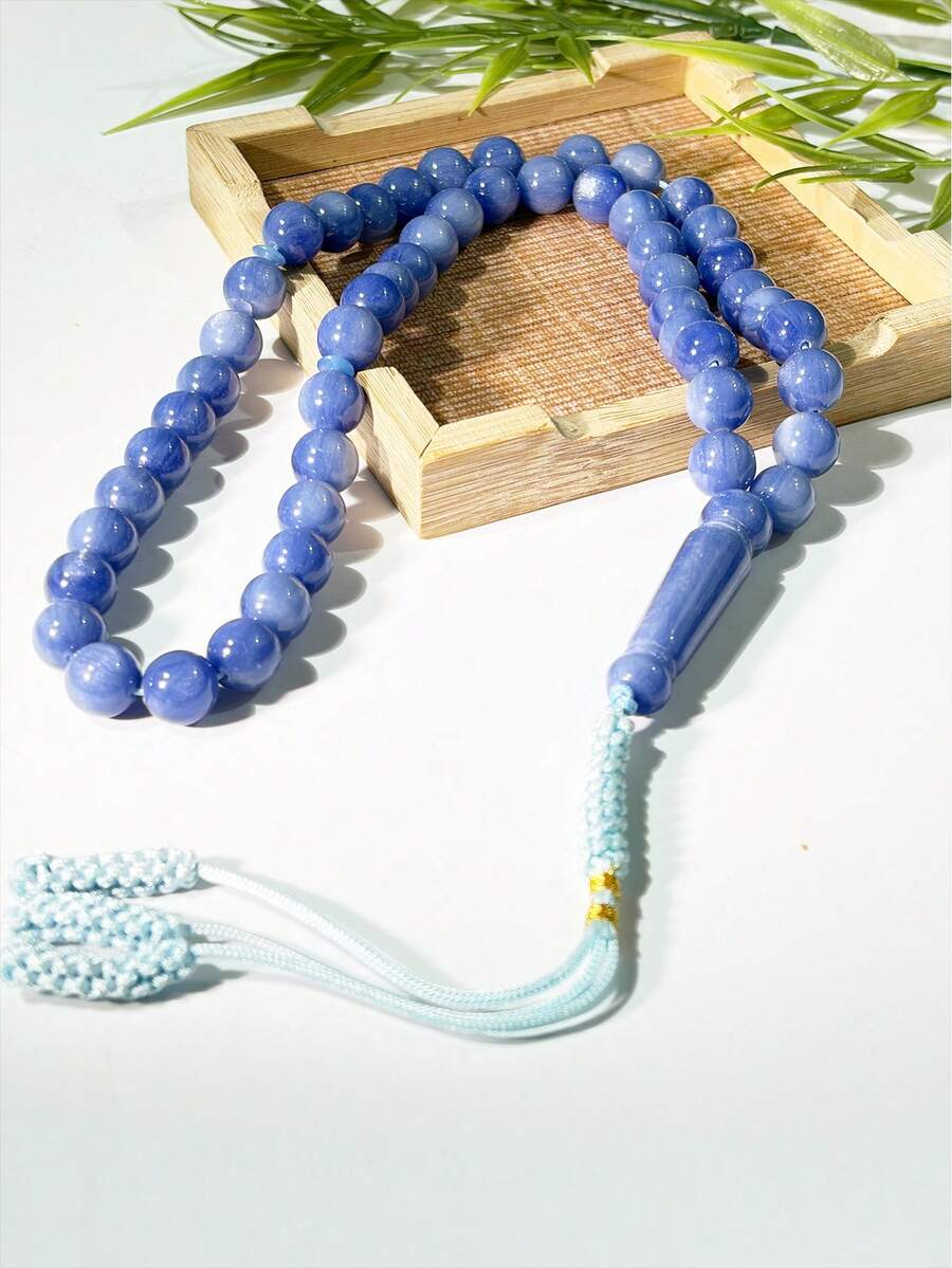 1 chuỗi hạt cầu nguyện Hồi giáo 51 hạt, dệt hình ngôi sao vàng, nhẹ, dễ mang theo, dùng hàng ngày. - Nhiều màu - Xem 1