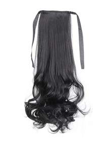 Tóc giả đuôi ngựa cho nữ, kiểu đuôi ngựa xoăn hình quả lê có ruy băng, chất liệu tổng hợp thời trang và tự nhiên, mỏng nhẹ. - Nhiều màu - Xem 18