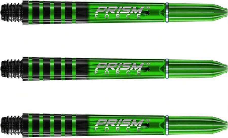 WINMAU Prism Force Polycarbonate Dart Stems - 1 Set Per Pack (3 Shafts In Total) 7 Colours 3 Sizes - ColorA - View 1
