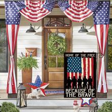 Colorlife Memorial Day Patriotic Garden Flag 12x18 Inch Double Sided, Veteran USA Flag 4th Of July Independence Day Yard Outdoor Decoration - 房屋尺寸:36 x 60 英吋(3 x 5 英尺) - 查看 11