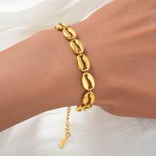 Bộ 2 món trang sức hình vỏ sò mạ vàng 18k phong cách Bohemian dành cho nữ và nam, thích hợp đeo hàng ngày, dự tiệc, mùa hè hoặc đi biển. - Vàng - Xem 8