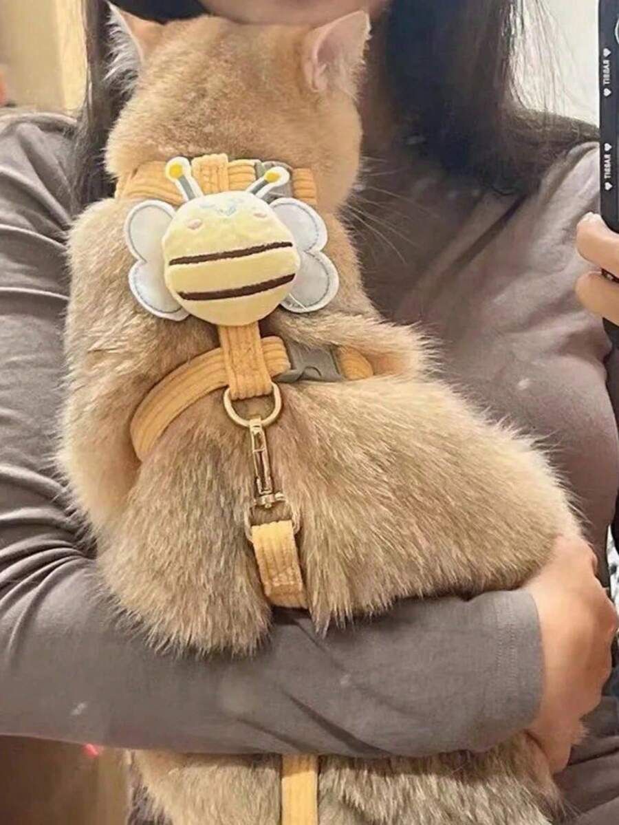 狗绳、猫绳、小型犬绳（适用于贵宾犬、泰迪犬等）、宠物用品 - 黃色 - 查看 1
