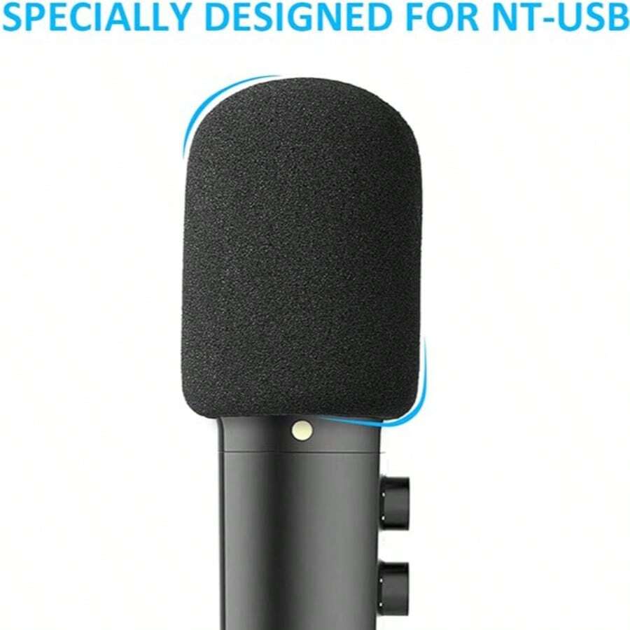 بطانية ريح لميكروفون Rode NT USB - بطانية ميكروفون رغوي مرشح صوت مخصص لميكروفون Rode NT-USB المكثف - مقاس واحد - مشاهدة 1