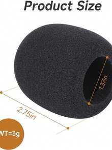 S M 58 Windscreen - P Of Filter Foam Windscreen Microphone Cover Compatible With Sh U Re S M 58 S S M 58-LC Ball Type Mic To Reduce Wind Noises - one-size - View 12