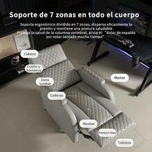 Sillón de Masaje con Riel Flexible para Adultos, Sillón Reclinable de Gravedad Cero de Cuerpo Completo,8 Modos Automáticos,Adecuado para Masajes en La Oficina y en Casa,Nuevo modelo - Negro - Ver 5