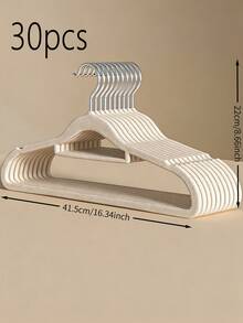5/10/20/30/40/50 chiếc, Đen/Trắng/Hồng/Xám, Móc treo quần áo phủ nhung, Móc treo quần áo dày dặn, chống trượt, không đường nối, Dụng cụ sắp xếp quần áo gia đình, Sử dụng được cả khi khô và ướt, Tiết kiệm không gian, Chống va đập, Bền chắc - Nhiều màu - Xem 24