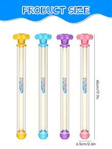 45cm (4pcs/1pc) Summer ABS Water Gun, Suitable For Swimming Pool Parties, Beach Games. Pull-Out Design, Large Water Tank, Applicable For Swimming Pools, Beaches, Lawns And Water Parks., Beach Essentials, Pool Float - Multicolor - View 11