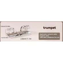 20/40个装自粘透明线夹，适用于电视线缆、桌面、家庭和办公室。 - 多色的 - 查看 16