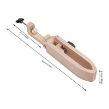 kangten Leather Craft Hand Table Stitching Sewing Lacing Pony Horse Wooden Clamp Tools - A - View 3