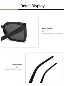 1pc European And American Retro Cat Eye Frame Y2K Fashion Glasses, Versatile Lightweight Leopard Print Bohemian PC (Polycarbonate) Fashion Glasses, Suitable For All Seasons - Multicolor - View 4