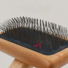 1 lược chải lông thú cưng bằng gỗ nguyên khối, đa năng cho chó mèo, dùng để chải lông dài, loại bỏ lông rối, chống tĩnh điện, chống rối, lược gỗ chải lông chó, lược chải lông mèo, lược chải lông rụng. - Nhiều màu - Xem 7