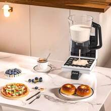 1 cái dụng cụ rót bột bánh cupcake bằng nhựa chống dính EasyBake - Tiết kiệm không gian, dễ rót, dùng cho bánh cupcake, bánh waffle, bánh ngọt, bánh pancake - Dụng cụ làm bánh bền, dễ vệ sinh, không cần pin. - 1,1L-2L - Xem 4