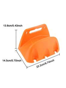 1pc Water Hose Reel Holder, Wall Mounted Hose Reel Organizer For Car Washing & Home Use - One Size Fits All - View 8