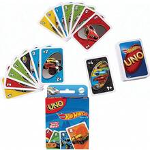 Mattel 美泰UNO F1/我的世界/风火轮/超级马里奥/指环王/快乐卡牌游戏，适合儿童、家庭、旅行和户外露营，卡牌印有F1赛车世界图案 - 彩色 - 查看 18