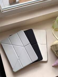 Ốp lưng máy tính bảng gập nhiều ngăn có khóa từ tính 2026, khe cắm bút cảm ứng, mặt lưng acrylic trong suốt tự lắp ráp, chức năng tự động bật/tắt màn hình thông minh dành cho MatePad 11.5S, MatePad SE 11", MatePad 11.5 (2025), Pad 2/ Pad SE 11" (2023), thế hệ thứ 11/10, Air 11 (2026) - Thời trang và có thể gấp gọn - Xem 8