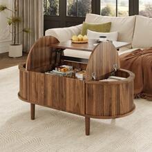 Coffee Tables - Walnut + MDF - View 9