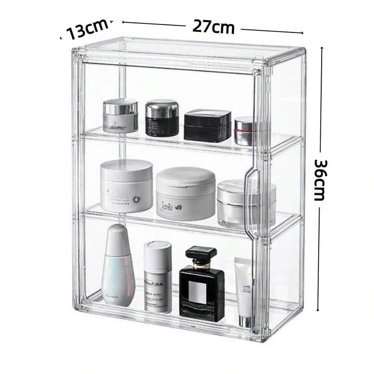 Koomuao Mini Boîte de Rangement à Tiroirs, Organisateur Transparents Compartiments pour Stockage