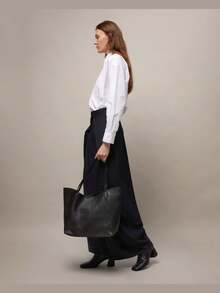 Misako Women Top Handle Bags - Black - View 3
