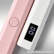 Quick-Drying Mini Nail Lamp With USB Rechargeable LED Display, Available In White And Pink. Conveniently Powered, This Mini Handheld Nail Lamp Features A Timer And Won't Darken Your Hands. Perfect For Home Use, It Dries Nail Polish Quickly And Is Ideal For Families And Nail Technicians. It Also Makes A Great Gift For Family And Friends. - White - View 3