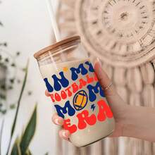 4 件/套 16 盎司玻璃杯 UV DTF 转印贴纸（9.4x4.3 英寸），无需加热，适合“我的运动妈妈时代”，酷炫棒球、篮球、橄榄球、排球图案，防水摩擦贴纸，DIY 礼物 - 2MAMA 02 - 查看 10