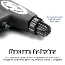 Aluminum Bike Brake Levers – Black, Left & Right Set, 2.5-Finger V-Brake & Mechanical Disc Brake Compatible, 22.2mm Clamp For Flat Bar MTB BMX Hybrid – Adjustable Reach, High-Performance Replacement - ZXCSBS-black - View 2