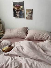 1个100%纯棉INS极简细条纹枕套（不含枕芯） - 彩色 - 查看 3