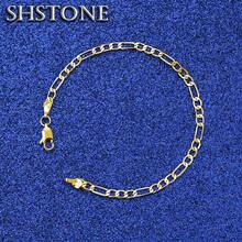 批发经典款4毫米侧链18K镀金手链，男女皆宜，适合婚礼、派对、圣诞节等场合佩戴。 - 金色 - 查看 2