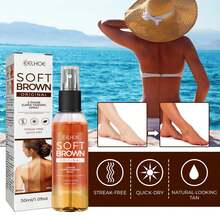 EELHOE Progressive Tanning Spray- Effectively Enhances Light Beige- Creates A Fashionable Wheat-Colored Complexion- Summer Tanning+ Moisturizing- 2-In-1 Tanning Spray- Spray Format For Portability And Easy Absorption Tanning+ Sunless - 彩色 - 查看 6