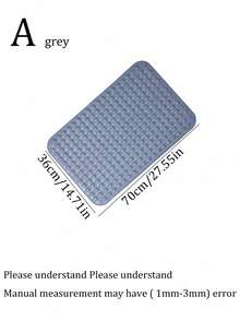 1 tấm thảm chống trượt PVC có giác hút, thảm trải sàn phòng tắm, vòi sen, bồn tắm. - Thảm chống trượt phòng tắm - Xem 8