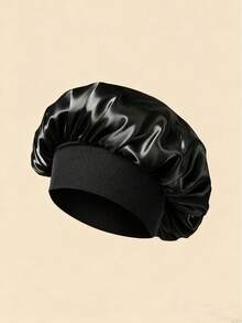 4 chiếc mũ ngủ lụa tơ tằm cho nữ, mũ ngủ lót lụa mềm mại với dây chun co giãn, mũ ngủ lụa tơ tằm cho tóc xoăn. - 4 CÁI - Xem 5