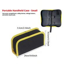 1 pieza Bolsa de almacenamiento de herramientas de hardware con cierre de cremallera, portátil y de mano, disponible en varios modelos - A - Ver 9
