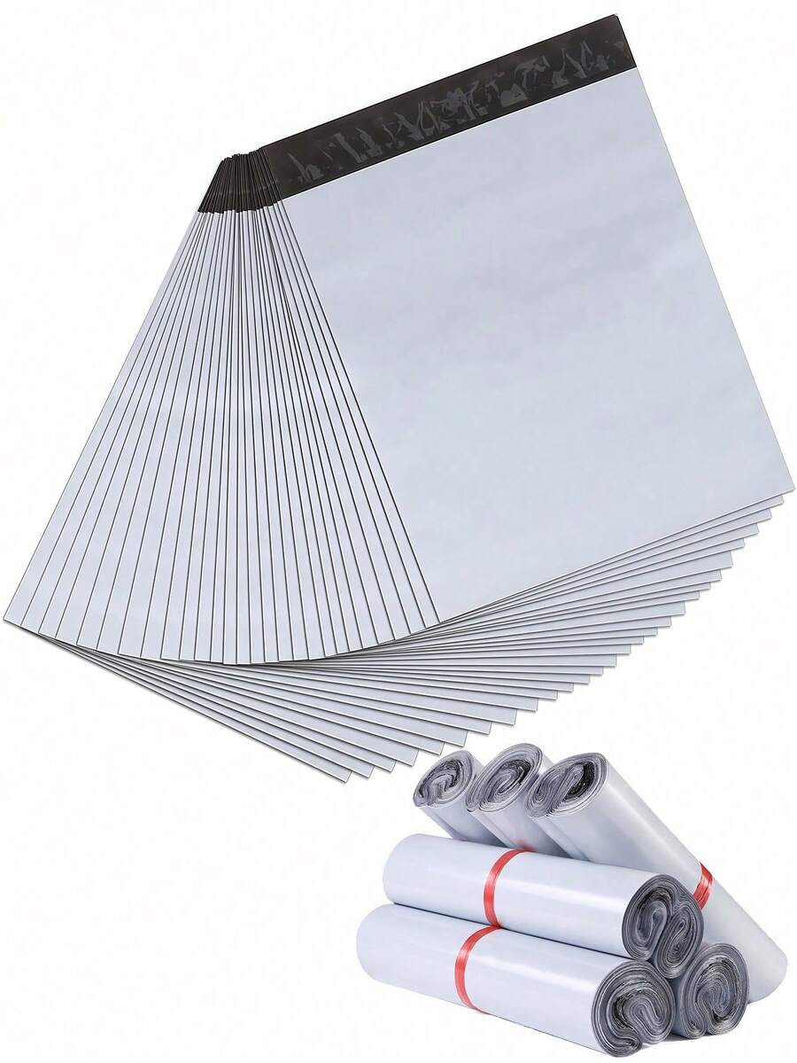 100个密封包装袋，加厚快递袋，物流包装袋，服装快递包装袋，运输用品，精品店用品，塑料邮寄袋，快递袋，小型防水包装袋，多种尺寸可选 - 多款式 - 查看 1