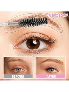 100 cọ chuốt mi pha lê dùng một lần, cọ chuốt mascara dùng một lần để trang điểm mi, sử dụng tại salon làm đẹp và tại nhà (Màu đen) - màu đen - Xem 2