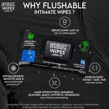 WIPES ™   By  KIT ® , 48 Large Hygiene Wipes, PH Balanced, Hypoallergenic, Fragrance Free, Infused With Vitamin-E, Chamomile & Aloe Vera, For Intimate Parts, Body & Face - 1 - Xem 9